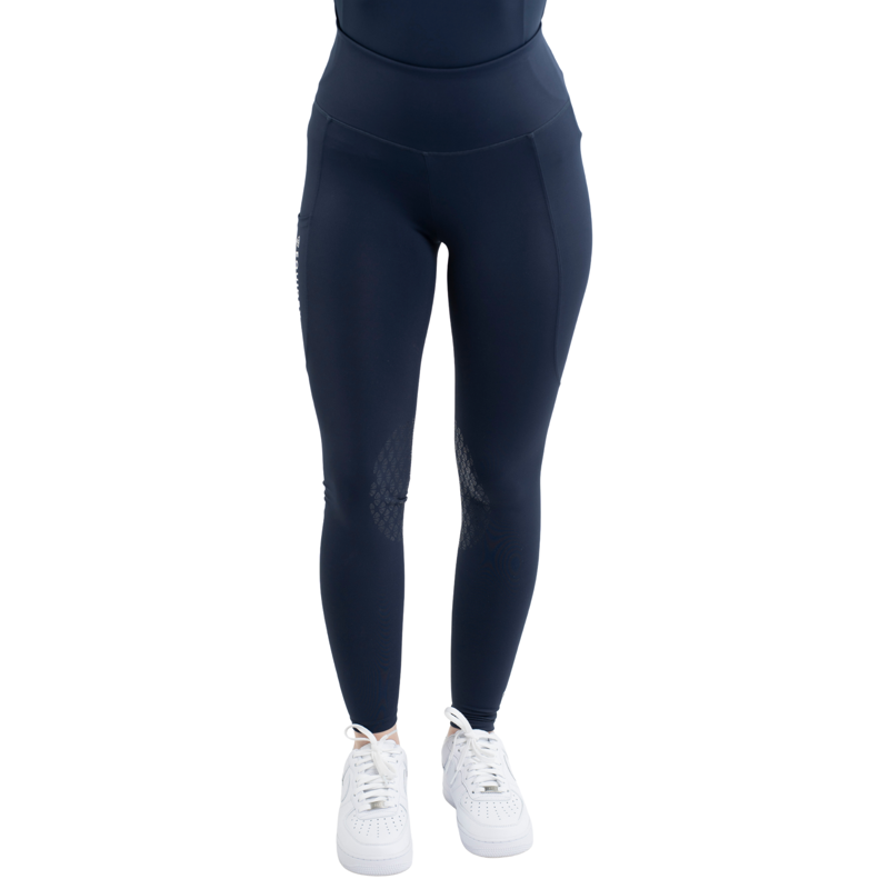 Equidry Water Repellent Leggings in Navy-3